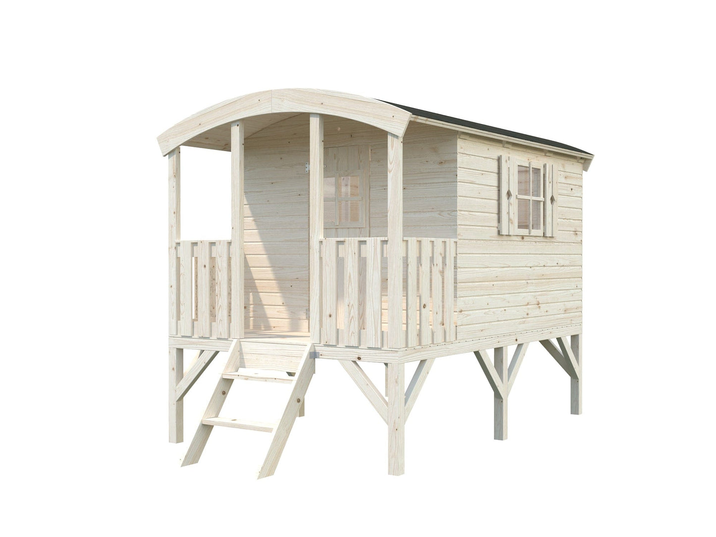 Palmako Huck 6x7 Wooden Playhouse Kit