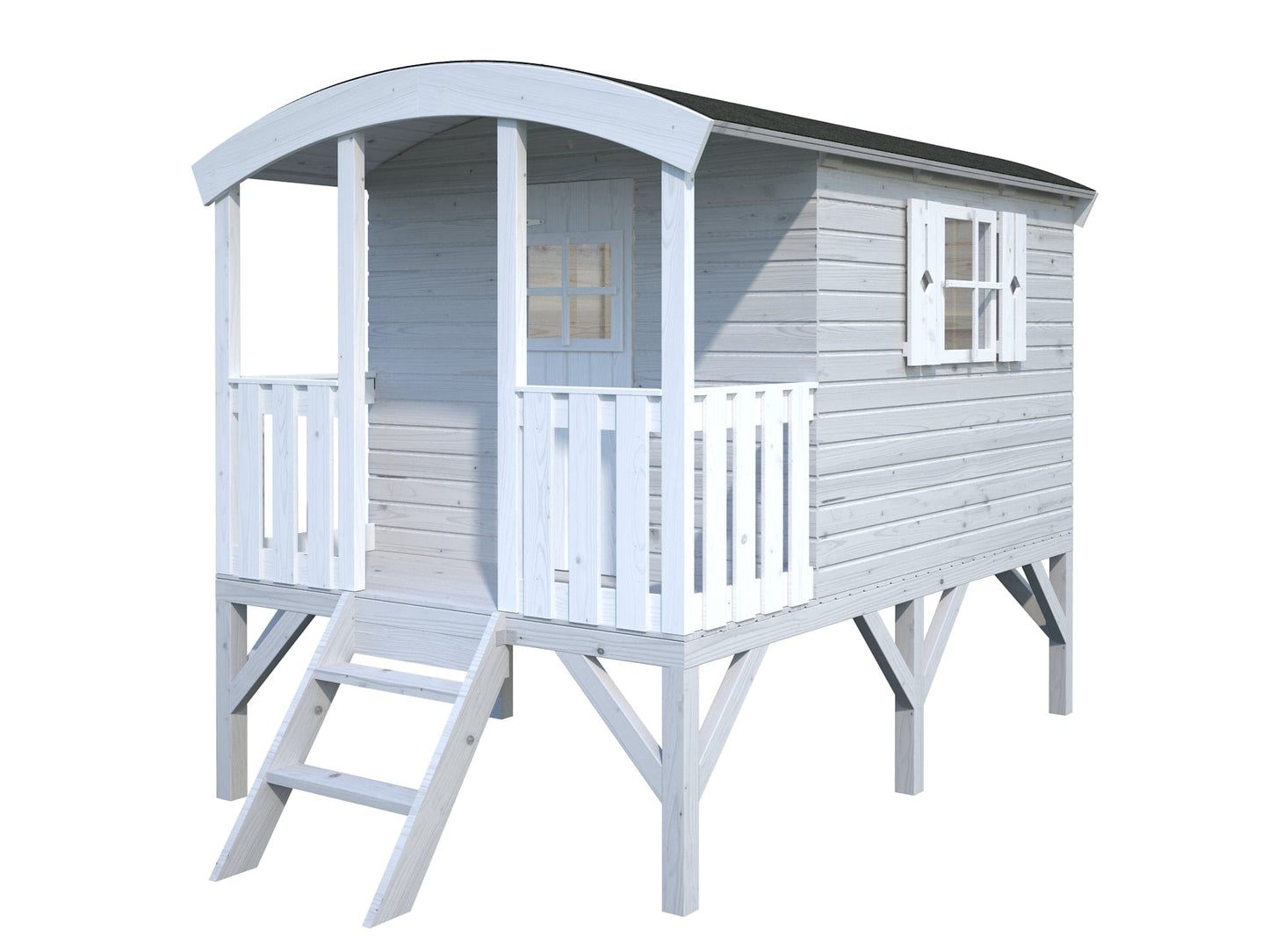 Palmako Huck 6x7 Wooden Playhouse Kit
