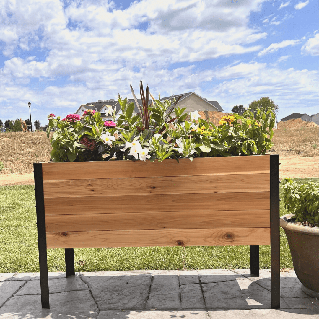 Cedar Planters 18″ X 36″ RAISED GARDEN BED - 30" TALL