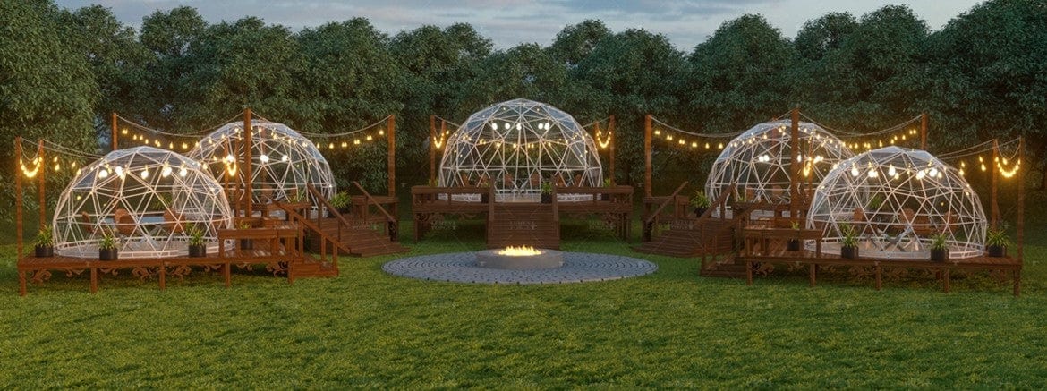 Lumen & Forge Geodesic Greenhouse Dome