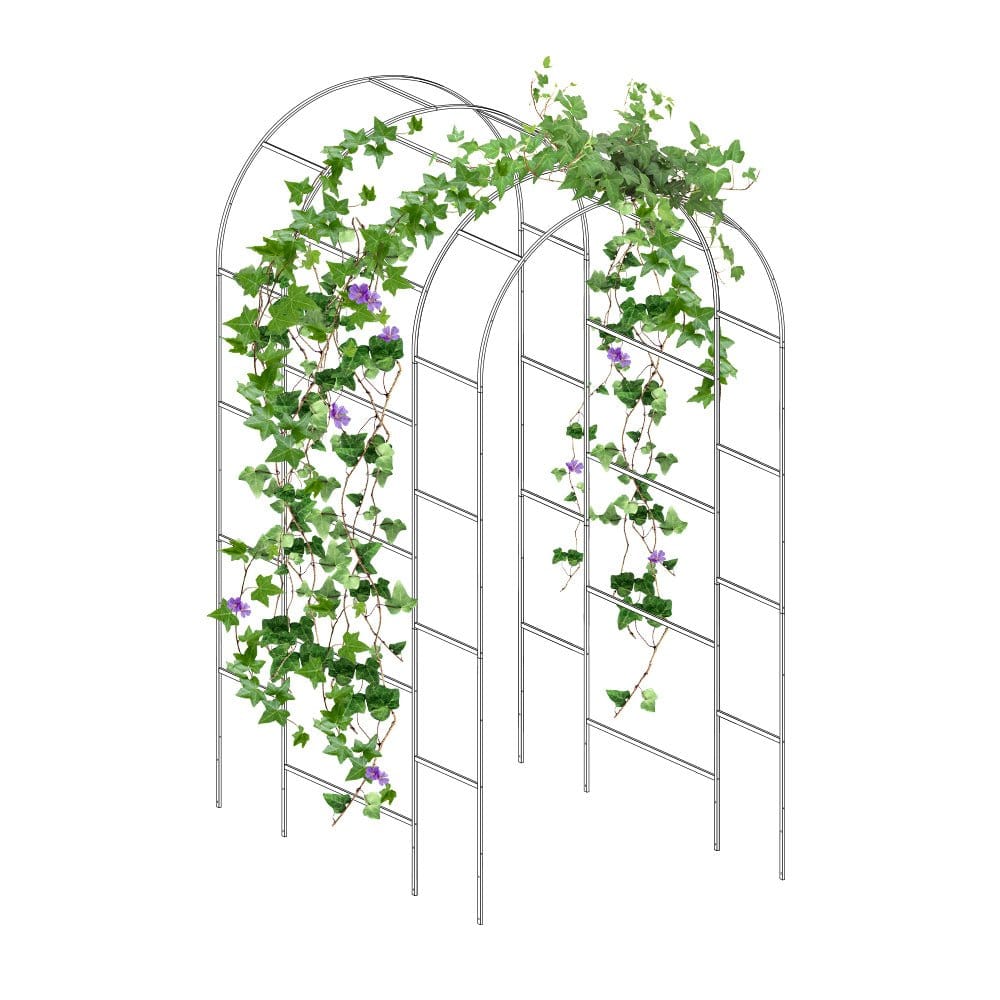 Arched Trellis for Raised Metal Beds
