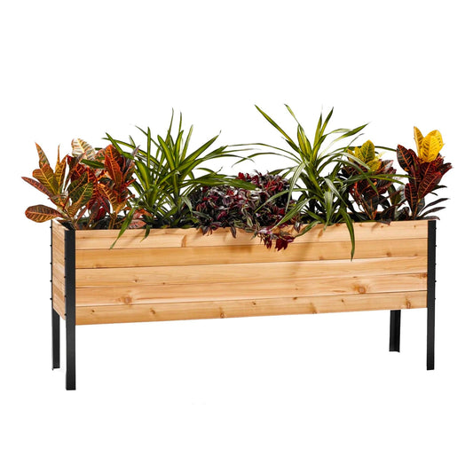 Cedar Planters 18″ X 72″ RAISED GARDEN BED - 30" TALL