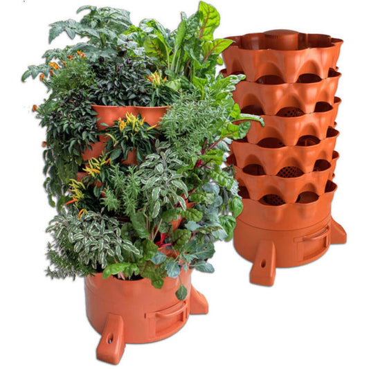 Garden Tower 2™, 50-Plant Composting Vertical Garden Planter